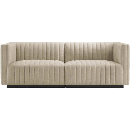 Stone Channel Loveseat by Evans & Londeen. Made from unique in a modern style.
