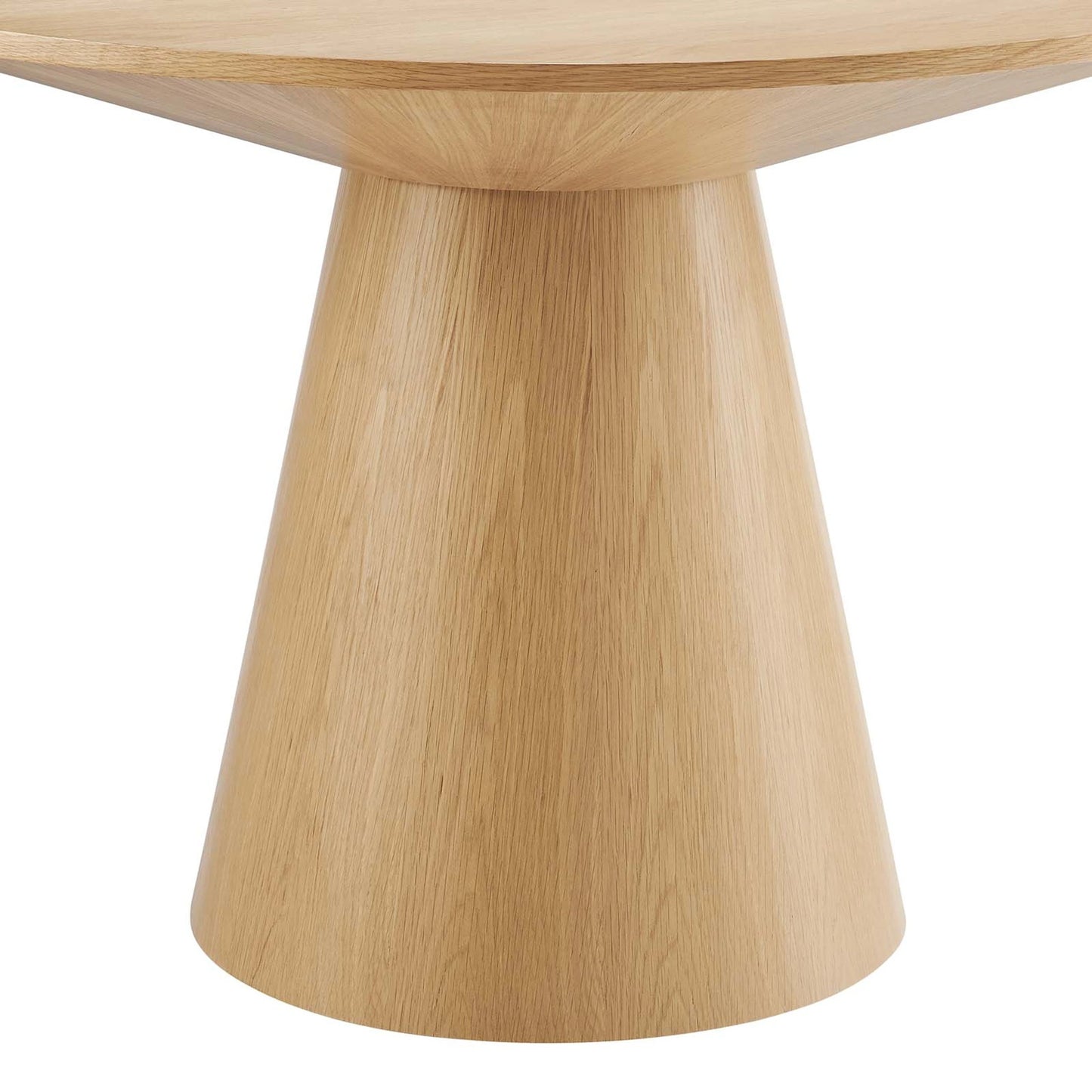 001 SI-1930284 | Closeup | Hartshill 47" Round Dining Table by Evans & Londeen. Made from 15mmt p2 mdf panel, base bottom with 4pcs felt mat in a modern style.