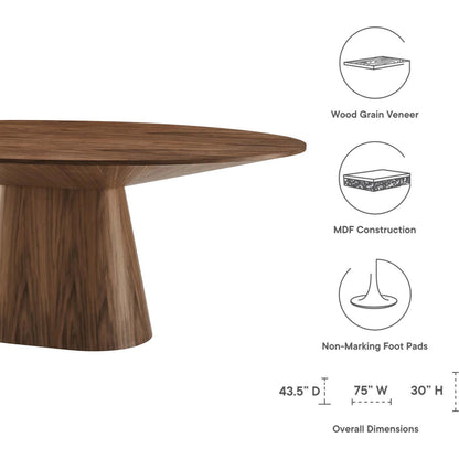 Hartshill 47" Round Dining Table by Evans & Londeen. Made from 15mmt p2 mdf panel, base bottom with 4pcs felt mat in a modern style.