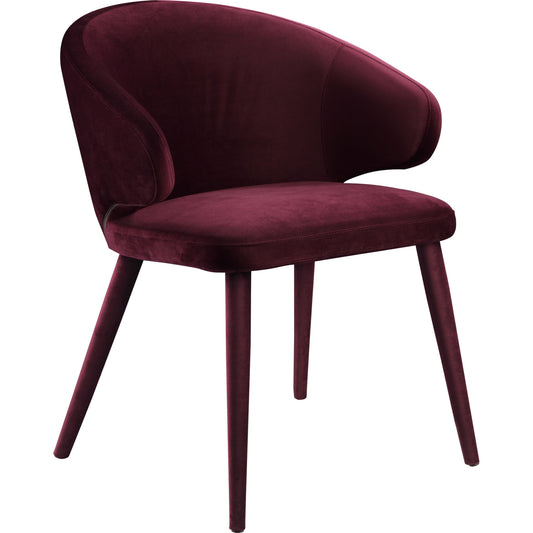 Stewart Dining Chair Purple by Moe's Home Collection in purple. Made from 100% polyester, metal frame, foam padding in a modern style.
