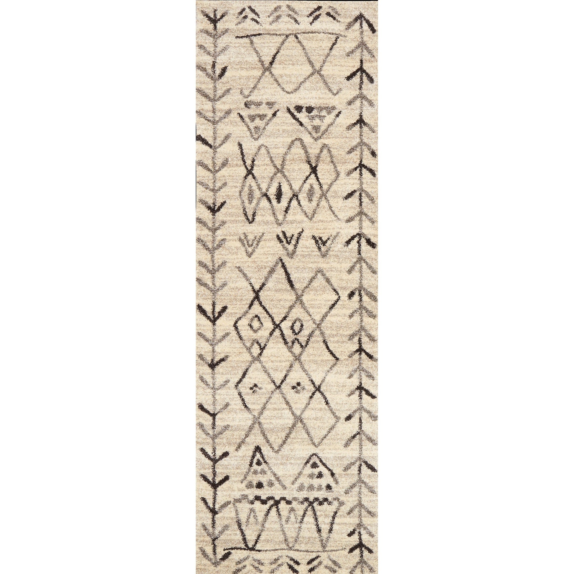 Emory EB-09 Rug by Loloi in heather gray, black. Made from 100% polypropylene in a eclectic & global style.