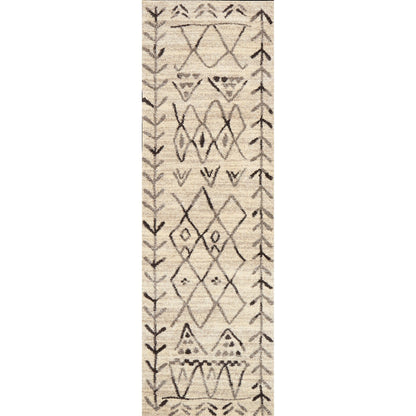 Emory EB-09 Rug by Loloi in heather gray, black. Made from 100% polypropylene in a eclectic & global style.