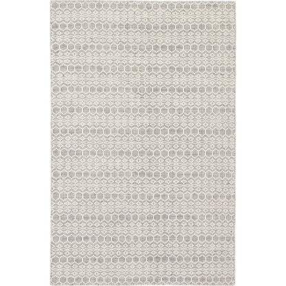 Enclave ENC01 Rug by Jaipur Living in white, gray. Made from 100% wool in a unique style.