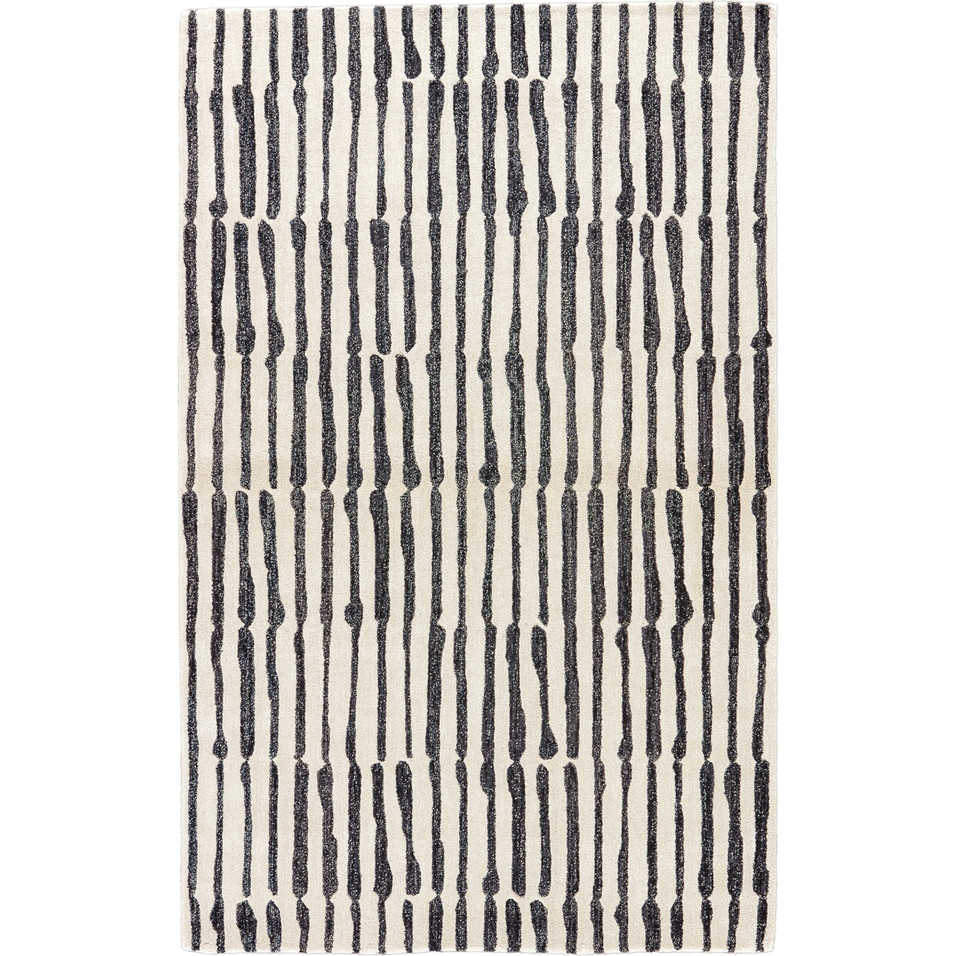 Vera by Nikki Chu ENK13 Rug by Jaipur Living in white, black. Made from unique in a unique style.