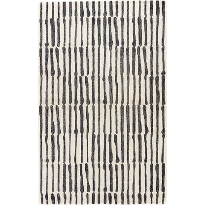 Vera by Nikki Chu ENK13 Rug by Jaipur Living in white, black. Made from unique in a unique style.