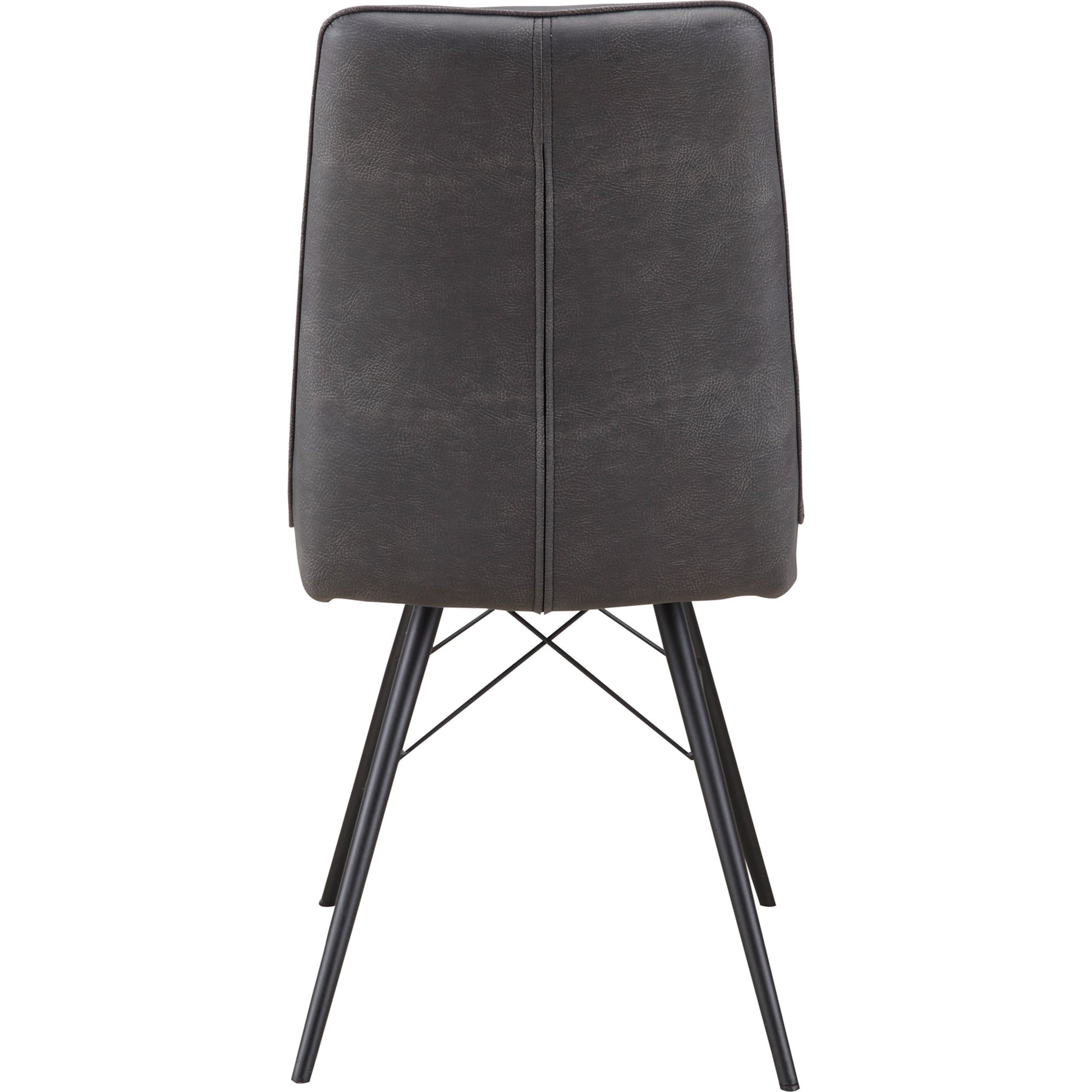 Morrison Side Chair (Set of 2) by Moe's Home Collection in grey. Made from high density foam, metal in a modern style.