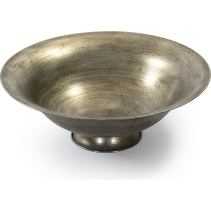 Magalie Bowl by Zentique in antique gold and iron sheet. Made from iron sheet in a eclectic & global style.