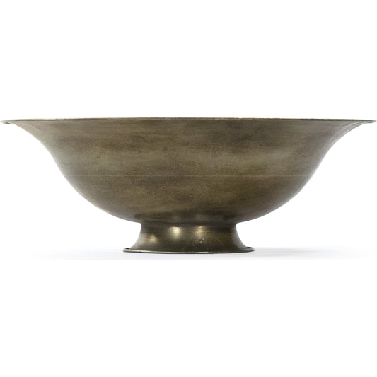 Magalie Bowl by Zentique in antique gold and iron sheet. Made from iron sheet in a eclectic & global style.