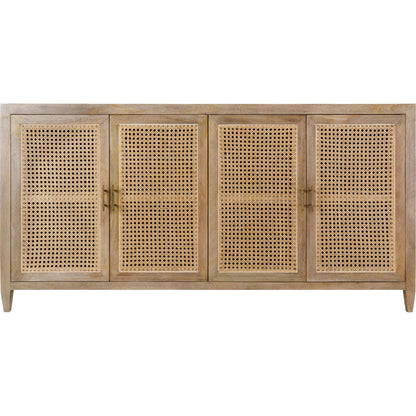 Etewah Sideboard - 32766 by Livabliss. Made from top: wood, base: manufactured wood, base: rattan, base: wood in a cottage & farmhouse style.