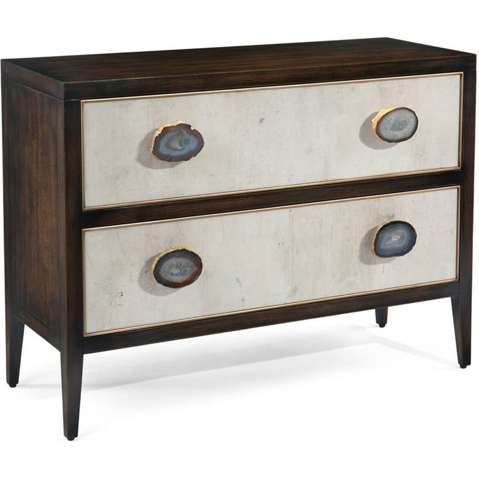Palma Chest by John-Richard in black, gold. Made from unique in a transitional style.