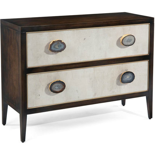 Palma Chest by John-Richard in black, gold. Made from unique in a transitional style.