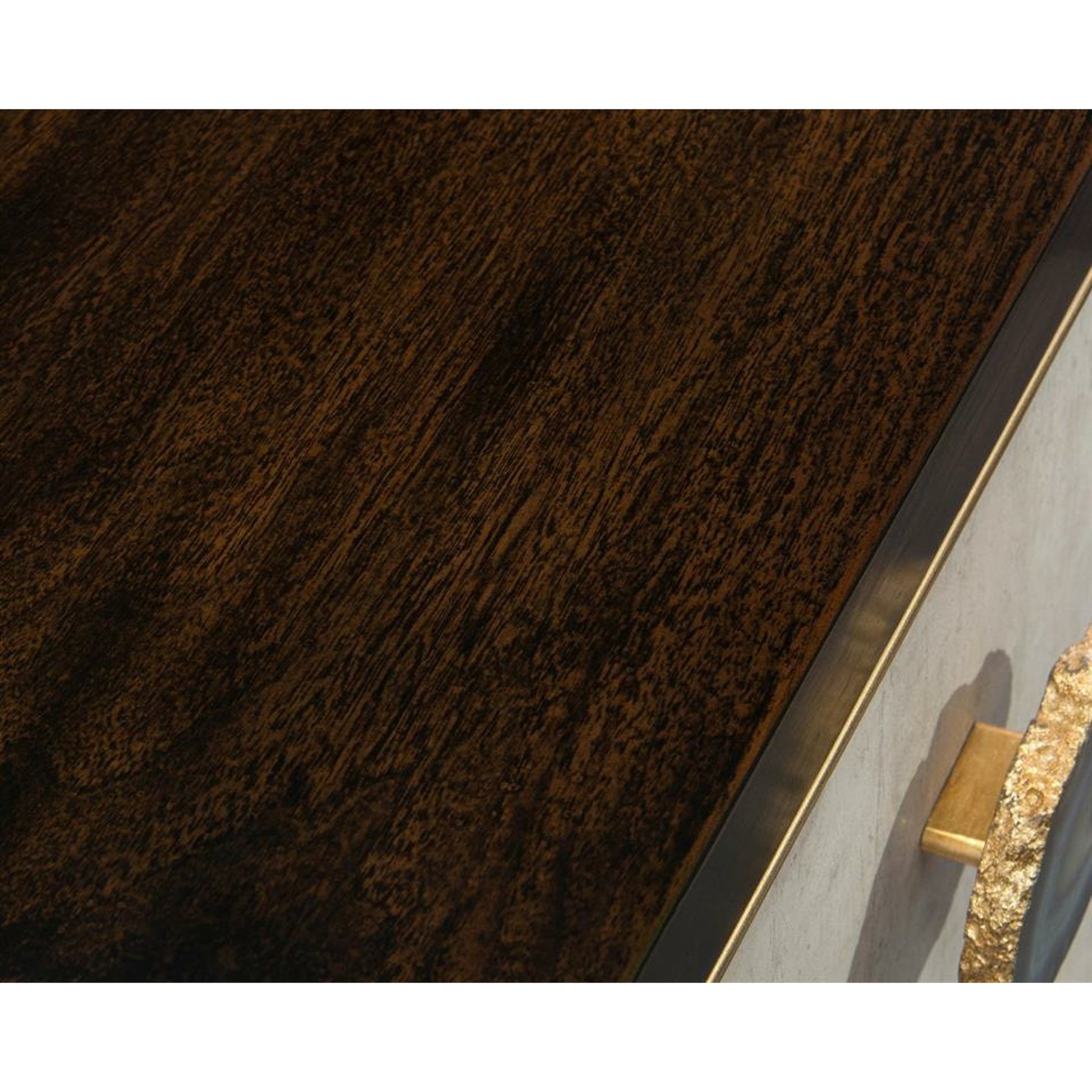 Palma Chest by John-Richard in black, gold. Made from unique in a transitional style.
