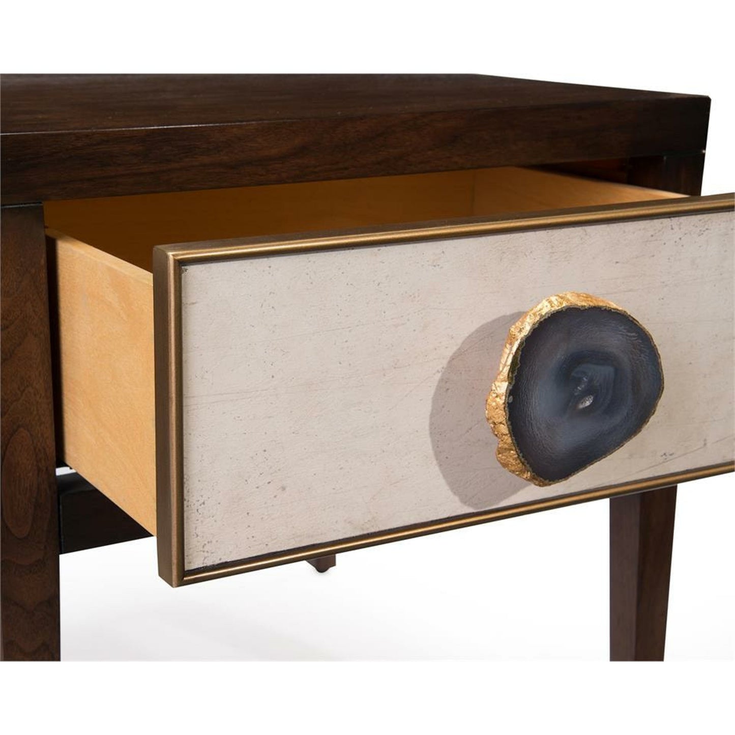 003 SR-864375 | Additional Silo | Isola Side Table by John-Richard in black, walnut. Made from unique in a transitional style.