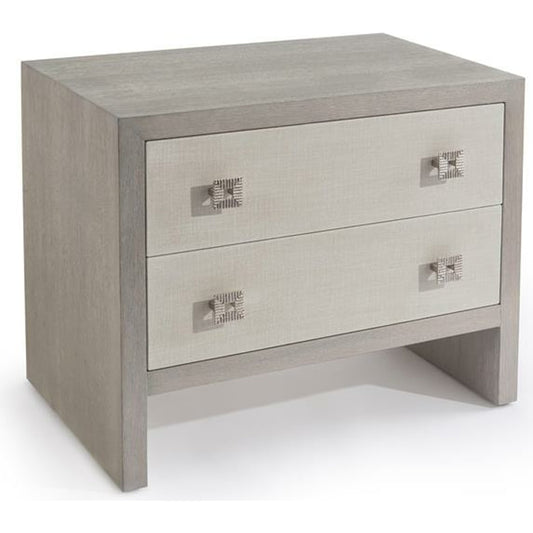 Chepstow Nightstand by John-Richard in gray, oak, white. Made from unique in a modern style.