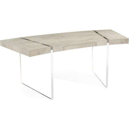 Loftus Desk by John-Richard in natural. Made from acrylic, metal in a modern style.