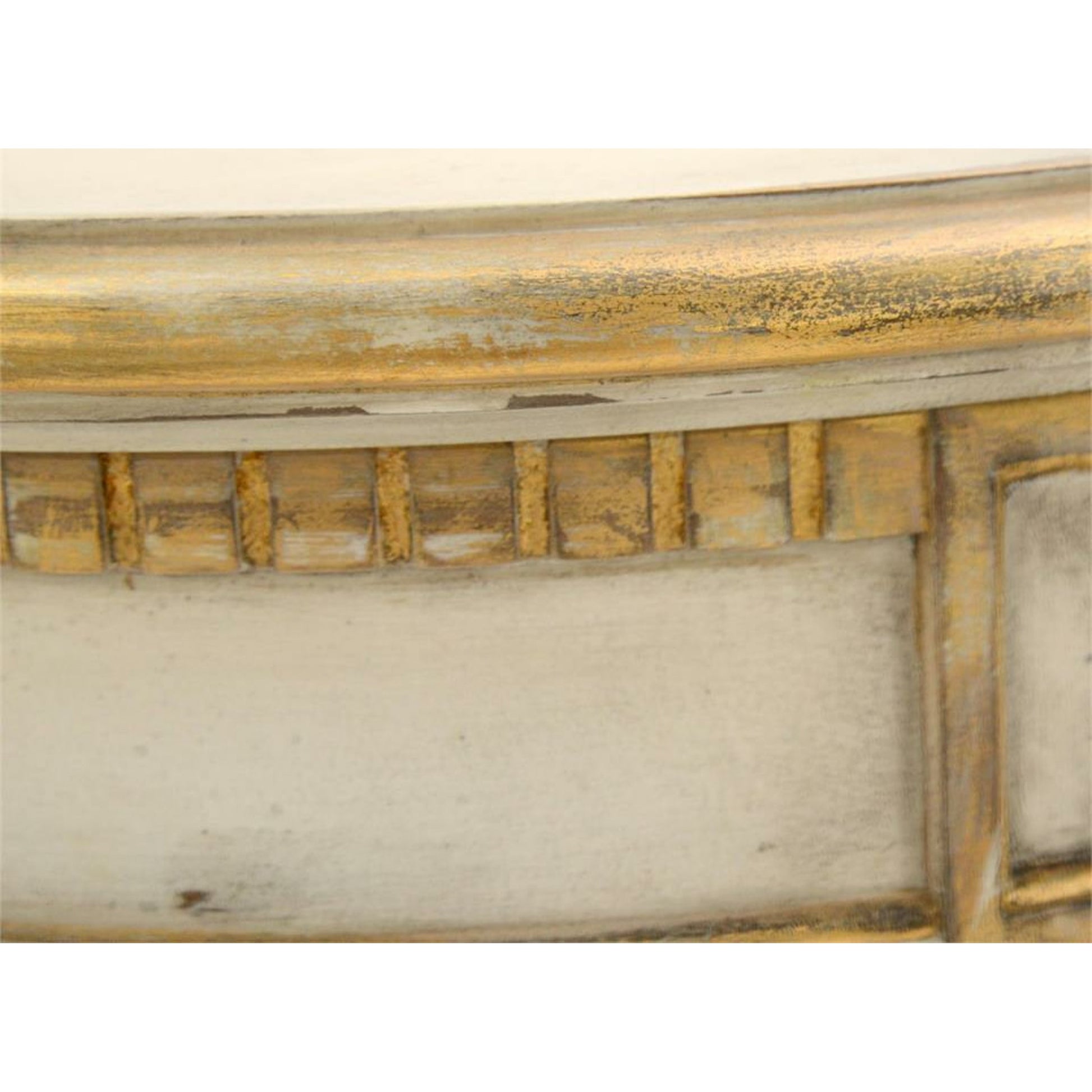 Chambolle Side Table by John-Richard in gold. Made from unique in a traditional style.