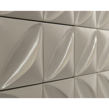 Ghost Credenza by John-Richard in bronze, white. Made from bronze, metal in a modern style.