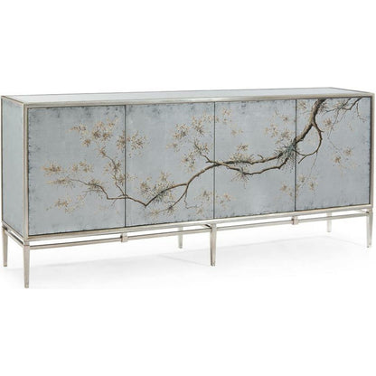 Falling Branch Credenza by John-Richard in natural. Made from steel in a eclectic & global style.