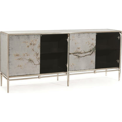 Falling Branch Credenza by John-Richard in natural. Made from steel in a eclectic & global style.