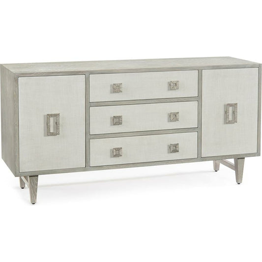 Chepstow Sideboard by John-Richard in gray, oak. Made from unique in a transitional style.