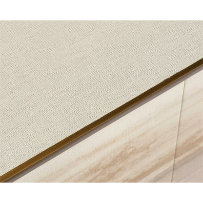 Solstice Sideboard by John-Richard in gold, white. Made from unique in a eclectic & global style.