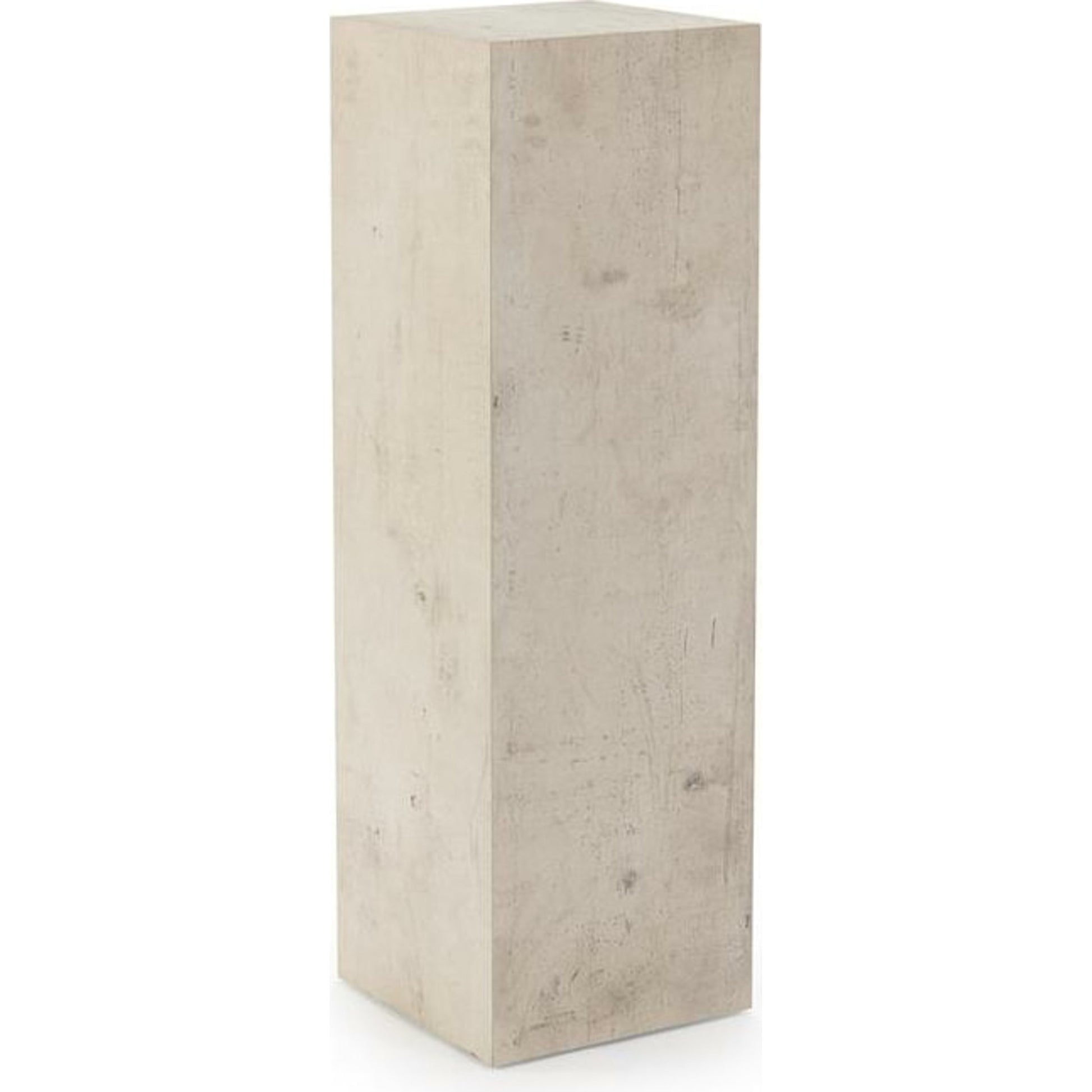 Loftus Pedestal Alto by John-Richard in natural. Made from crystal in a modern style.