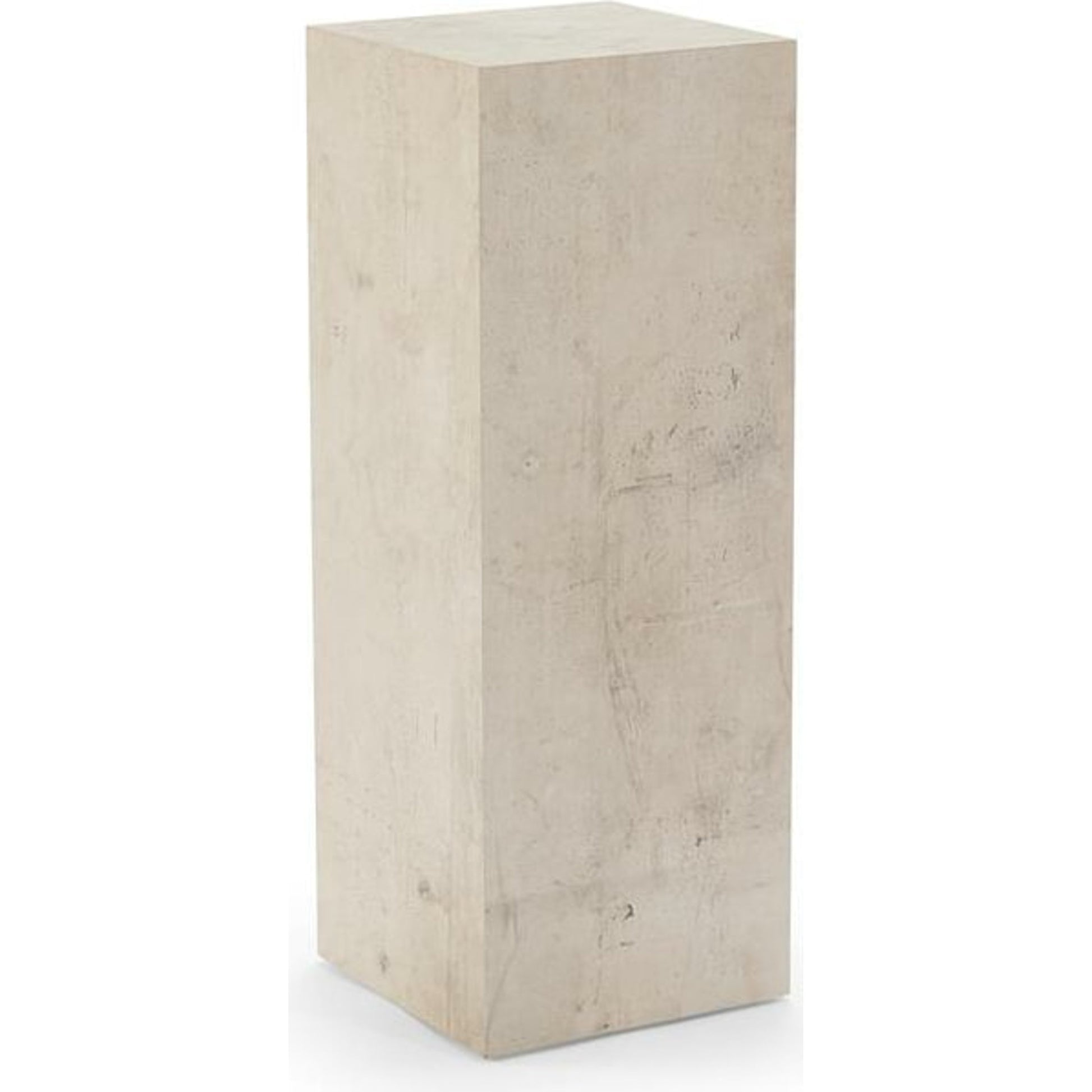 Loftus Pedestal Alto by John-Richard in natural. Made from crystal in a modern style.