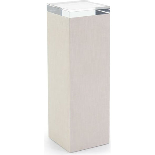 Belo Pedestal by John-Richard in natural. Made from crystal, glass in a modern style.