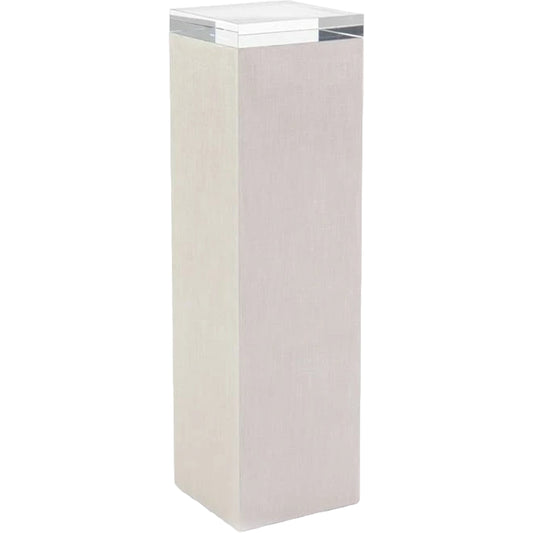 Belo Pedestal by John-Richard in natural. Made from crystal, glass in a modern style.