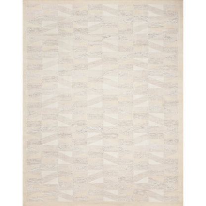Evelina EVE-01 Rug by Loloi in natural. Made from 25% wool, 21% viscose, 20% cotton, 18% viscose from bamboo, 8% chenille, 5% acrylic, 3% linen in a modern s