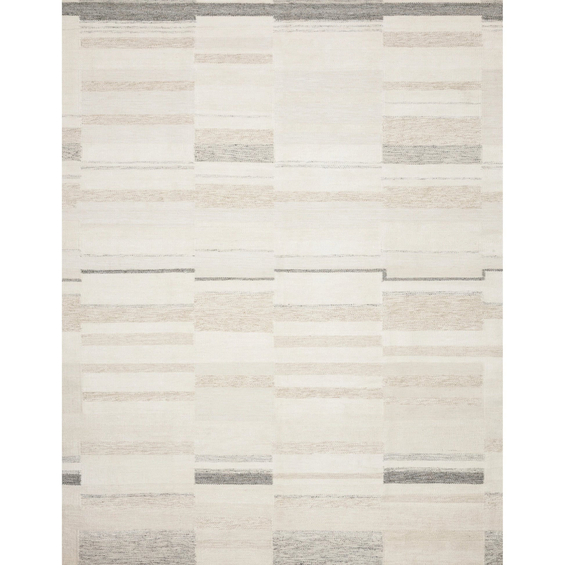Evelina EVE-03 Rug by Loloi in ivory, beige. Made from 25% wool, 21% viscose, 20% cotton, 18% viscose from bamboo, 8% chenille, 5% acrylic, 3% linen in a mod