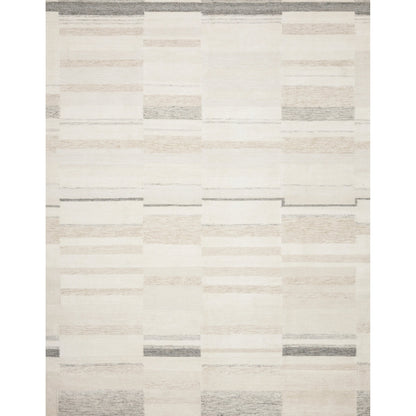Evelina EVE-03 Rug by Loloi in ivory, beige. Made from 25% wool, 21% viscose, 20% cotton, 18% viscose from bamboo, 8% chenille, 5% acrylic, 3% linen in a mod