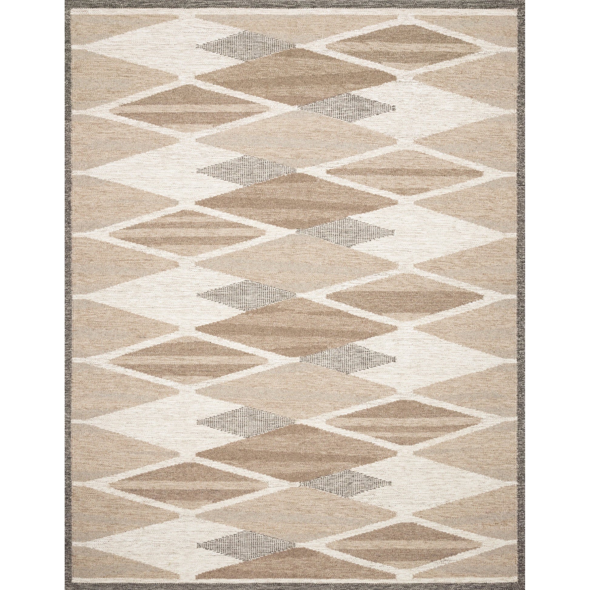 Evelina EVE-04 Rug by Loloi in taupe, bark. Made from 25% wool, 21% viscose, 20% cotton, 18% viscose from bamboo, 8% chenille, 5% acrylic, 3% linen in a mode