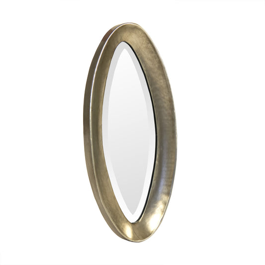 Ida Mirror by Zentique in pale gold and iron, mirror, mdf. Made from iron, mirror, mdf in a modern style.