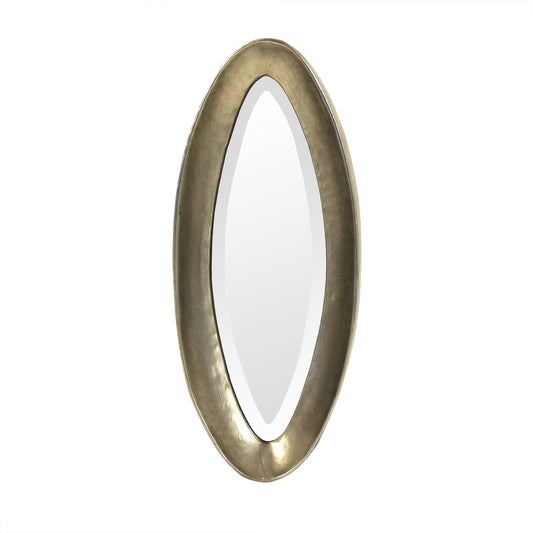 Ida Mirror by Zentique in pale gold and iron, mirror, mdf. Made from iron, mirror, mdf in a modern style.