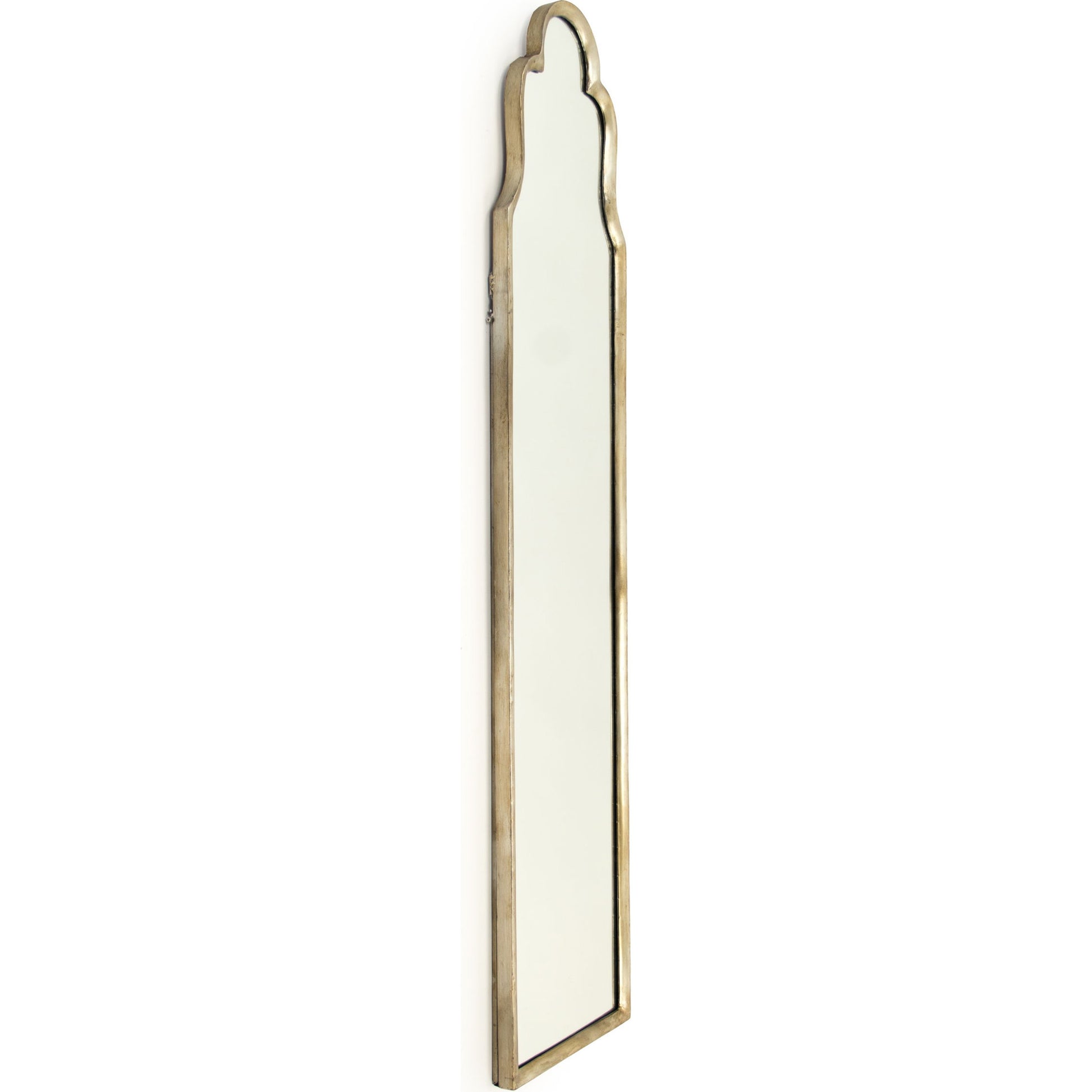 Pylone Mirror by Zentique in antique gold and iron, mirror, mdf. Made from iron, mirror, mdf in a transitional style.