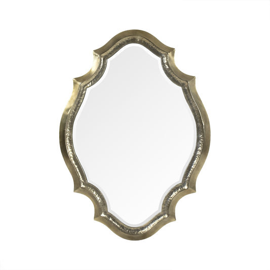 Constance Mirror by Zentique in antique gold and iron, mirror, mdf. Made from iron, mirror, mdf in a transitional style.