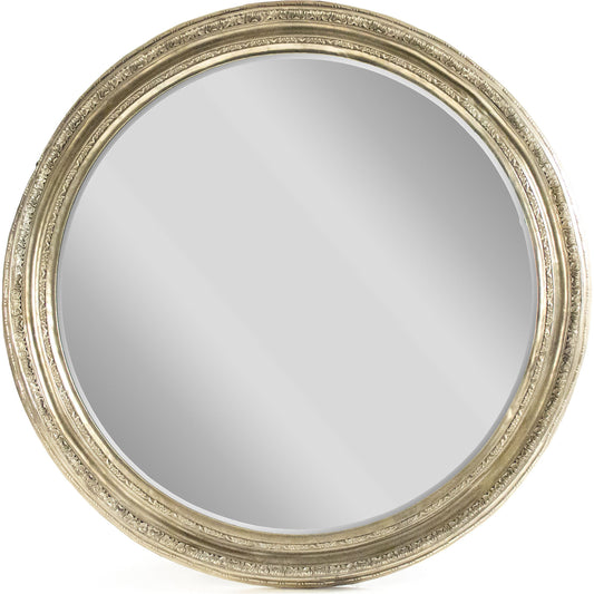 Mael Mirror by Zentique in antique gold and iron, mirror, mdf. Made from iron, mirror, mdf in a transitional style.