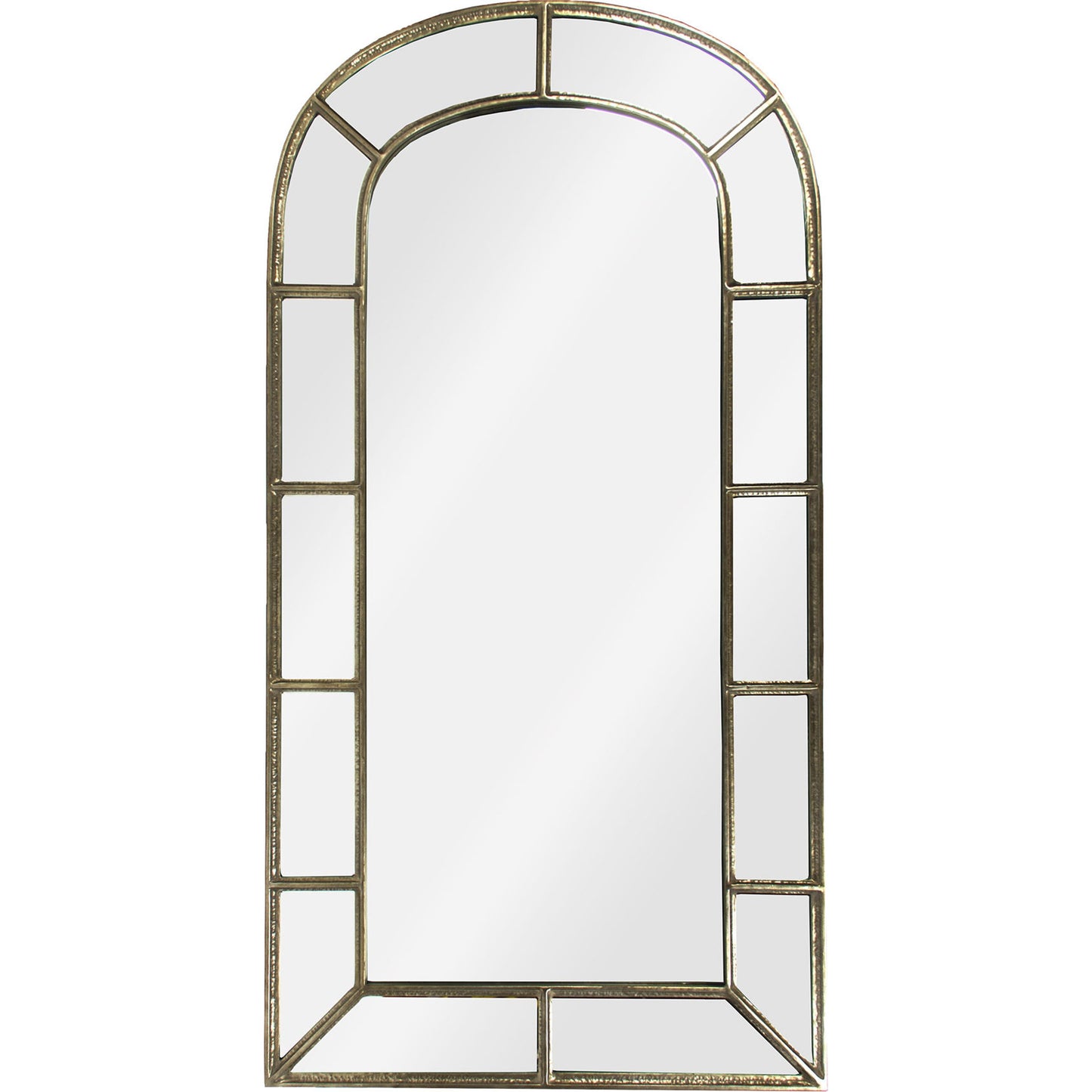 000 S-338037 | Additional Silo | Paule Mirror by Zentique in distressed silver and iron, mirror, mdf. Made from iron, mirror, mdf in a transitional style.