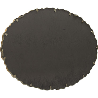 Aime Mirror by Zentique in distressed gold and iron, mirror, mdf. Made from iron, mirror, mdf in a transitional style.