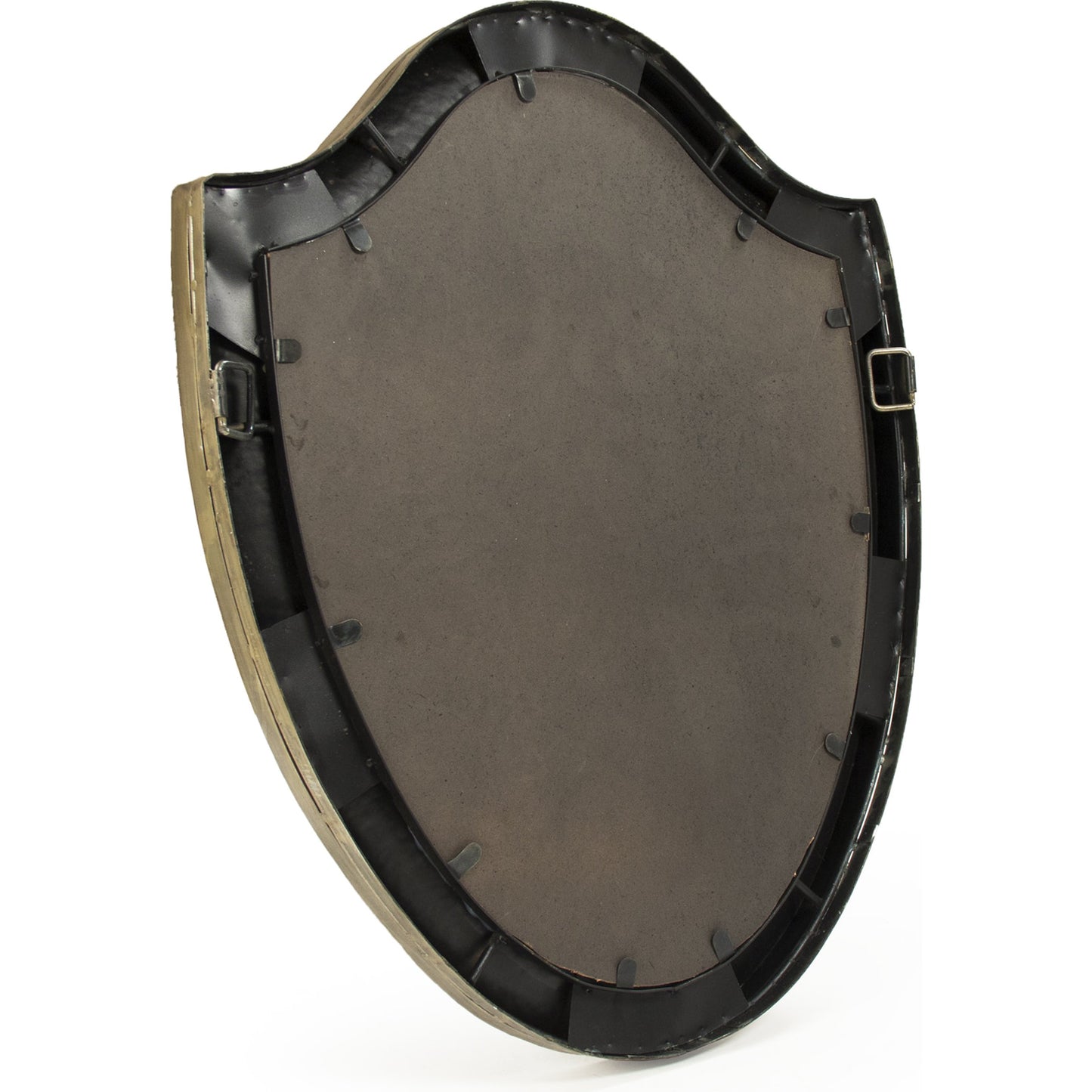 006 S-336860 | Additional Silo | Casimir Mirror by Zentique in distressed gold and iron, mirror, mdf. Made from iron, mirror, mdf in a transitional style.