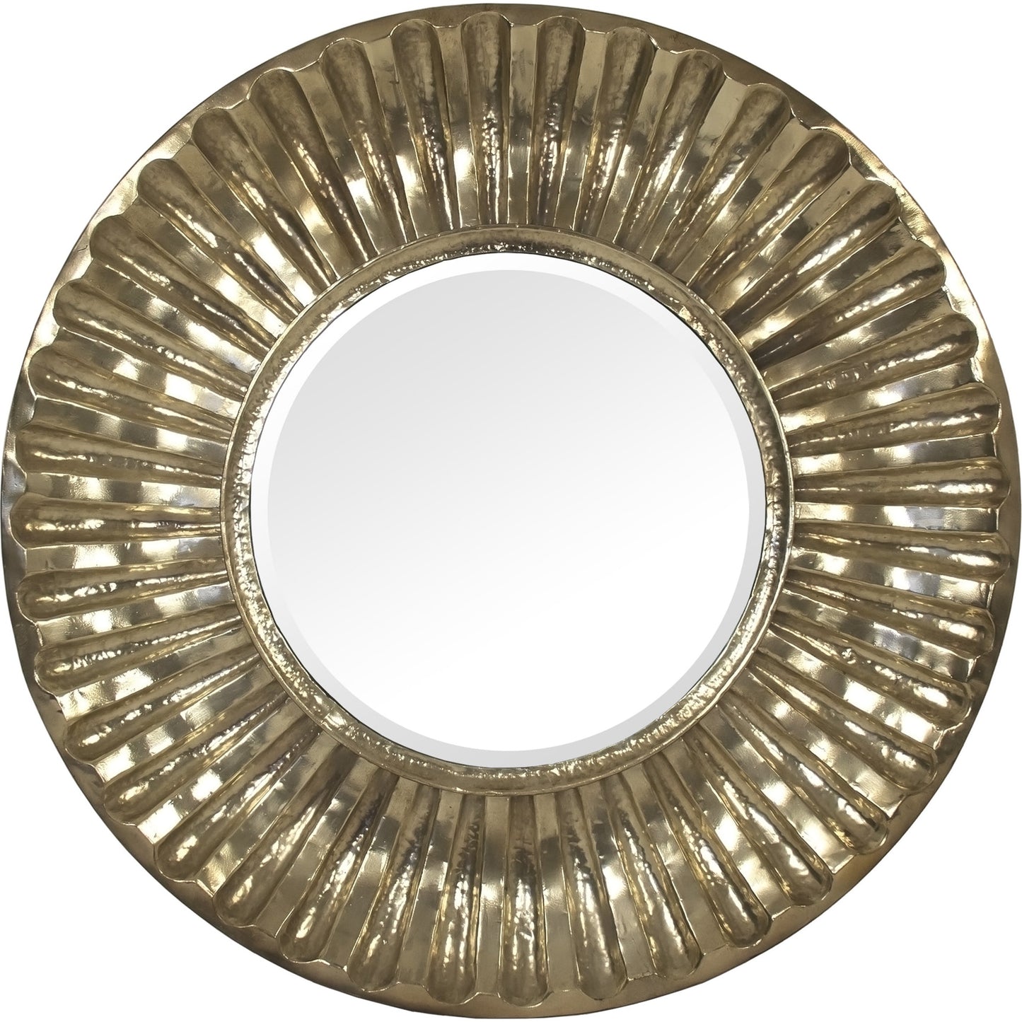 002 S-338343 | Additional Silo | Soleste Mirror by Zentique in gold and metal, mirror, mdf. Made from metal, mirror, mdf in a modern style.