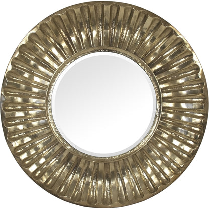 Soleste Mirror by Zentique in gold and metal, mirror, mdf. Made from metal, mirror, mdf in a modern style.