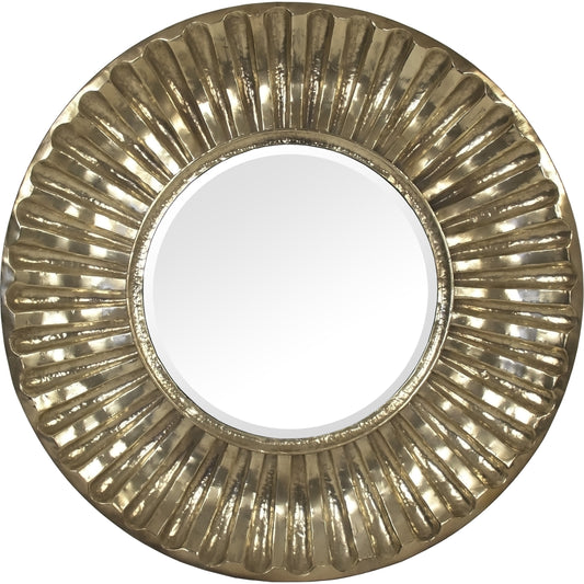 Soleste Mirror by Zentique in gold and metal, mirror, mdf. Made from metal, mirror, mdf in a modern style.