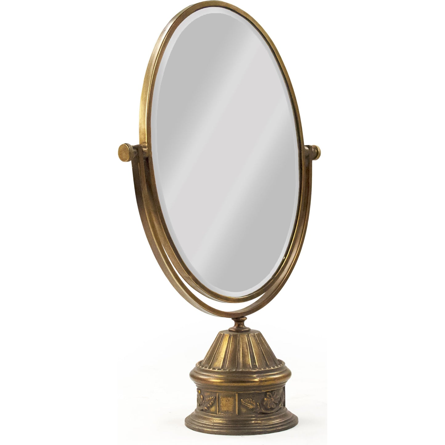 003 S-336871 | Additional Silo | Cerise Mirror by Zentique in distressed gold and iron, mirror, mdf. Made from iron, mirror, mdf in a traditional style.