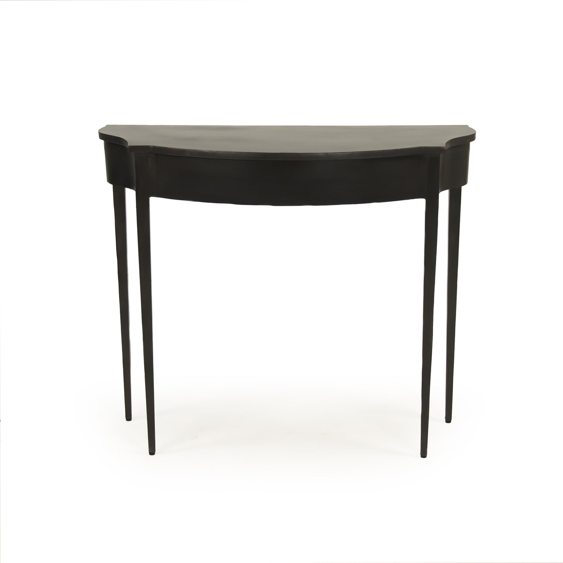 Barre Table by Zentique in dark gray and metal. Made from metal in a modern style.