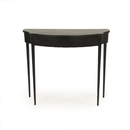 Barre Table by Zentique in dark gray and metal. Made from metal in a modern style.