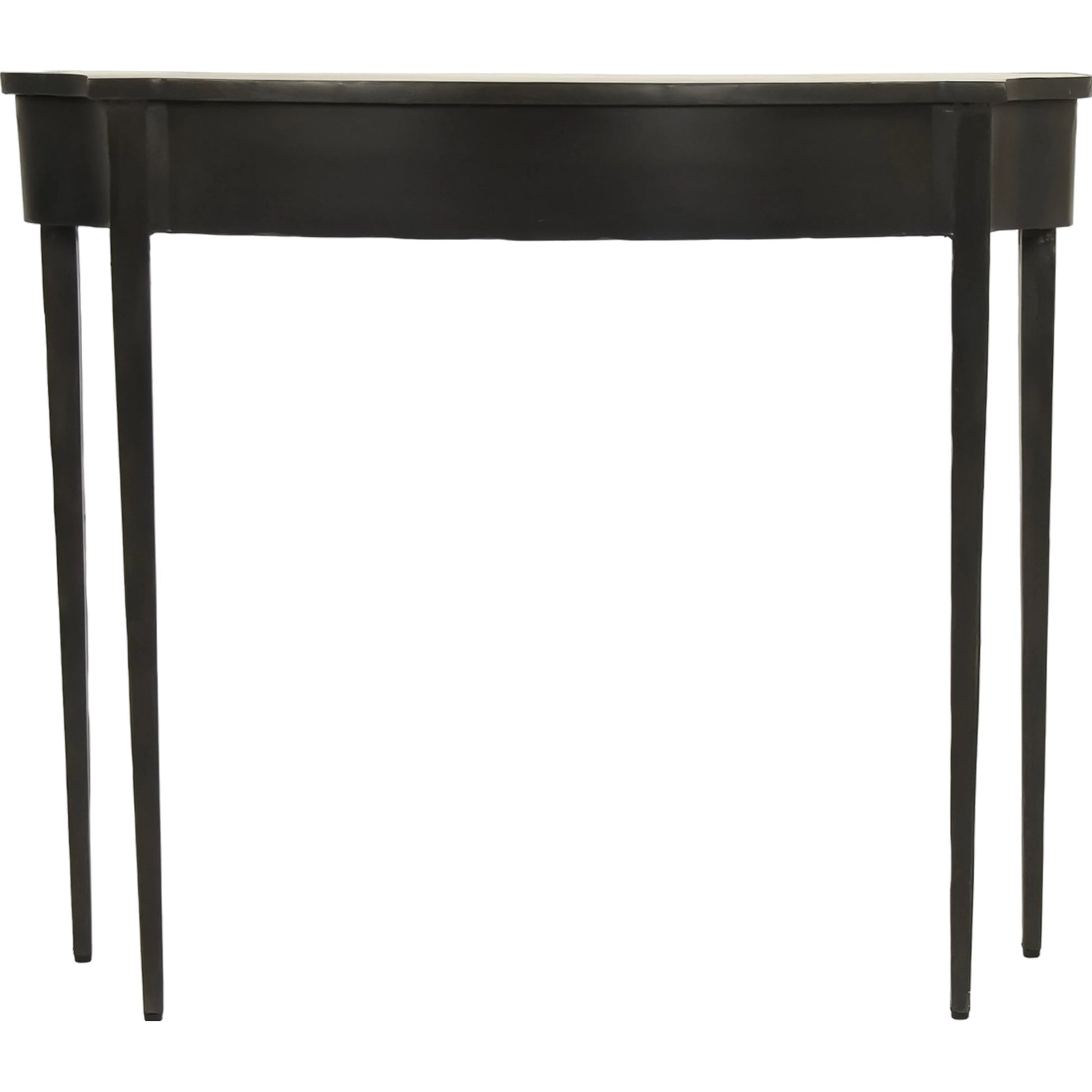 Barre Table by Zentique in dark gray and metal. Made from metal in a modern style.