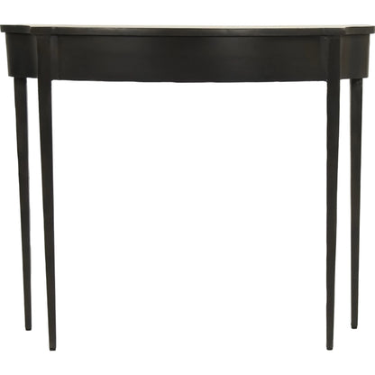Barre Table by Zentique in dark gray and metal. Made from metal in a modern style.