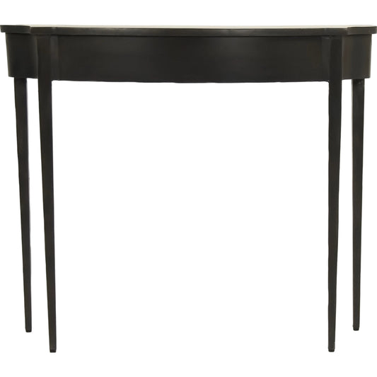 Barre Table by Zentique in dark gray and metal. Made from metal in a modern style.